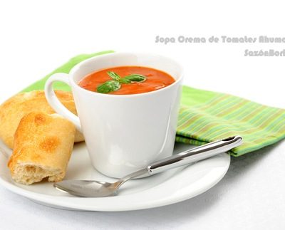 Sopa Crema de Tomate Ahumado