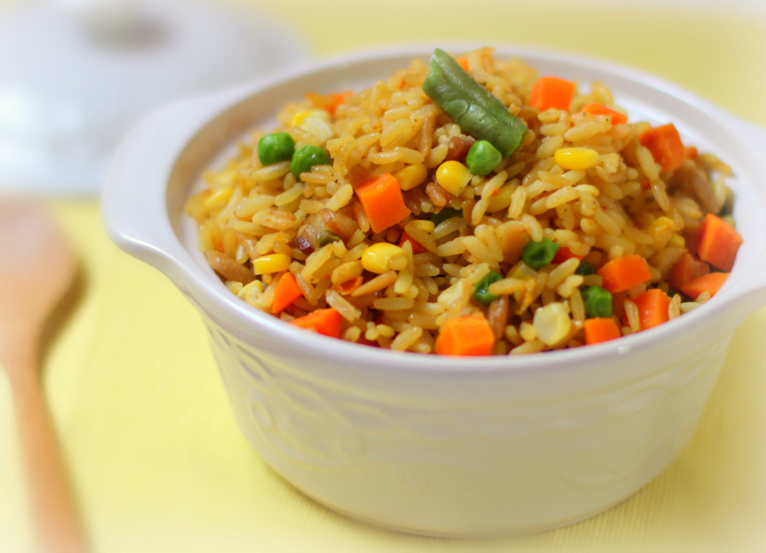 Esta receta de arroz pilaf con vegetales es una de esas recetas que siempre...