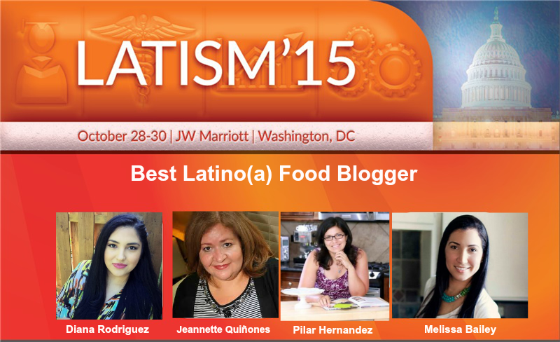 Nominada como Best latina Food Blogger
